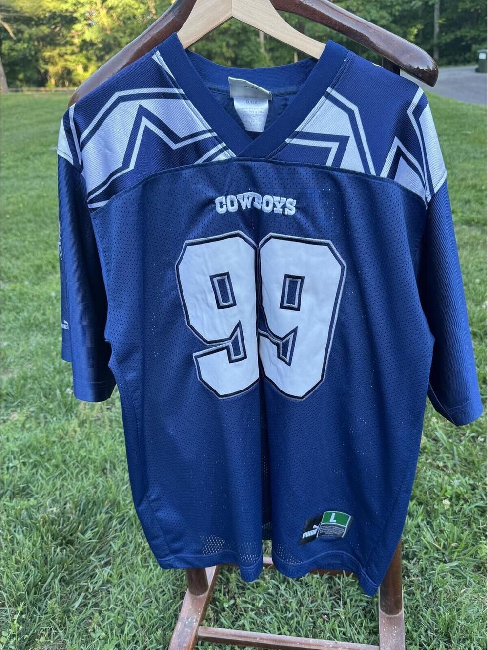 Vintage Puma Dallas Cowboys #99 Football Jersey Size Large